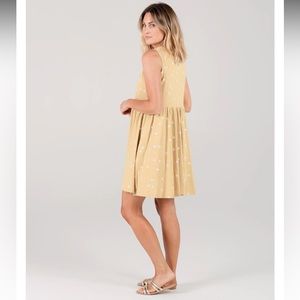 Rylee & Cru Layla sunburst dress L